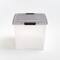 IRIS Stack & Pull Clear Plastic Storage Boxes with Gray Lid